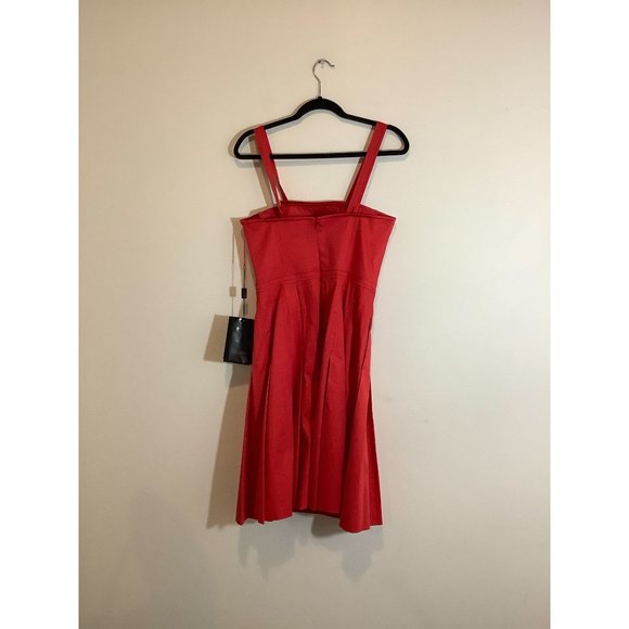 Escada Red Dress Size 38 NWT 1750 - Picture 5 of 5